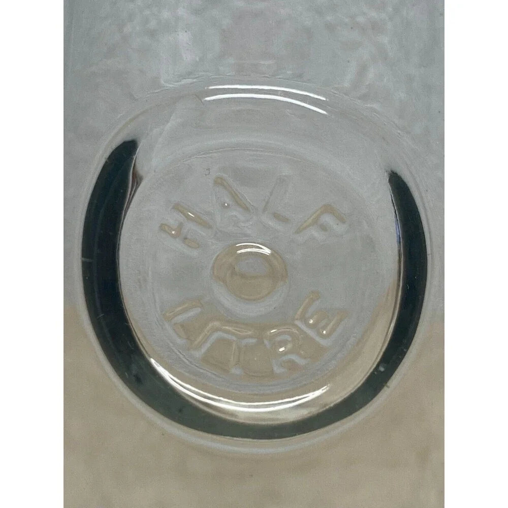 Anchor Hocking Half Litre 0.5L Clear Glass Juice Wine Water Carafe Decanter USA
